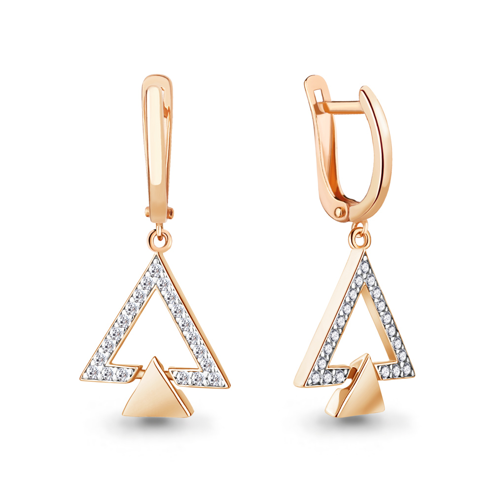 

Серьги из серебра с фианитом Aquamarine Aquamarine 49151А_925_з, 49151А_925_з