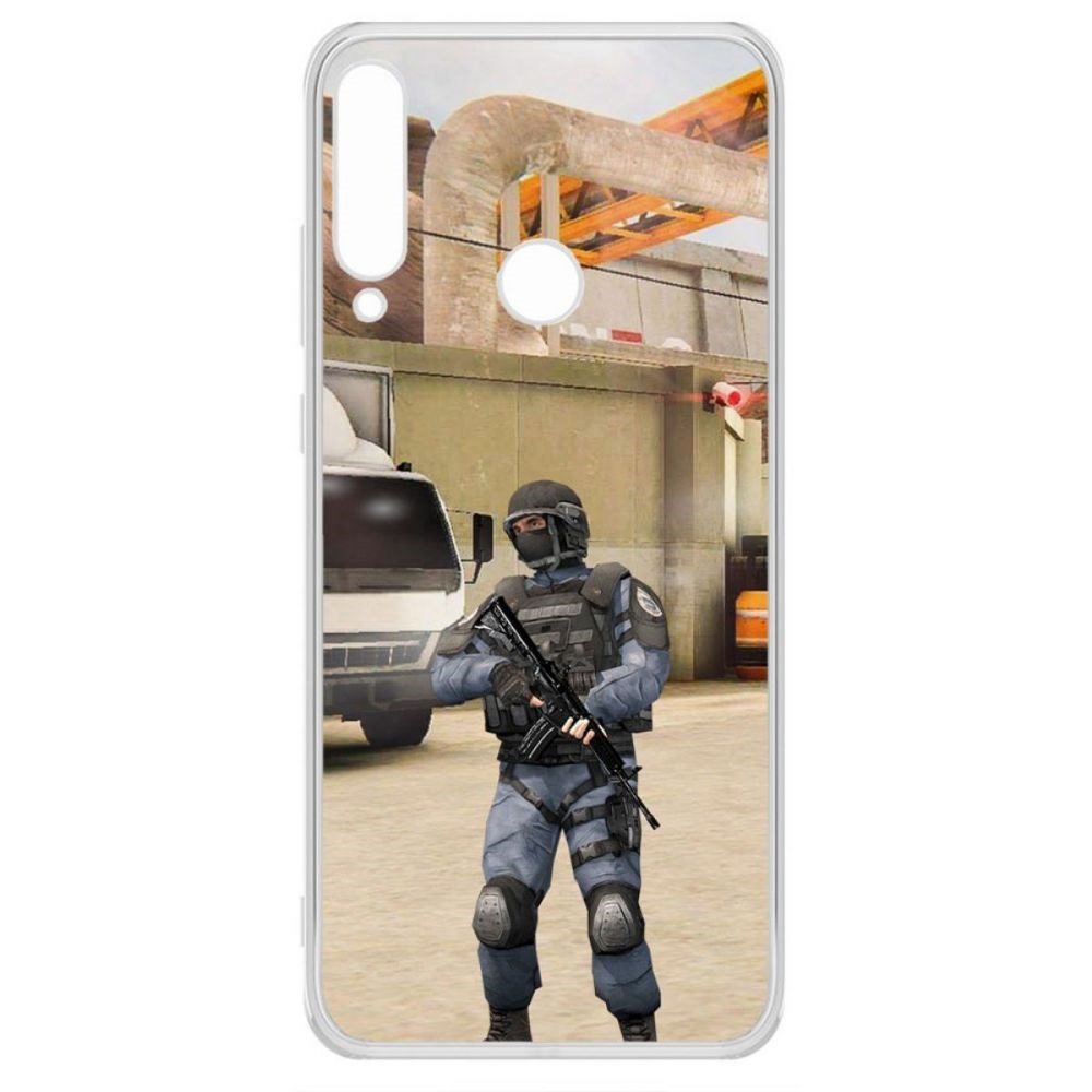 

Чехол-накладка Krutoff Standoff 2 - GIGN для Huawei Y6P, Прозрачный