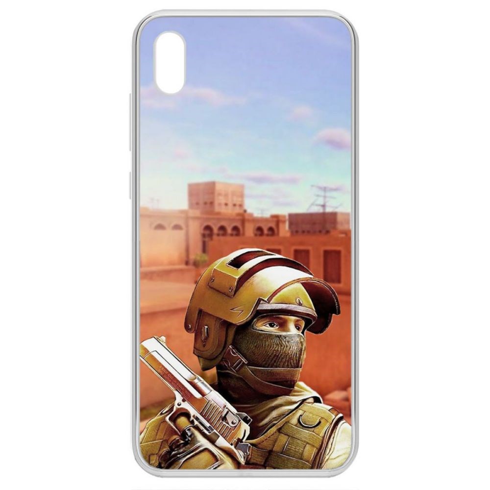 

Чехол-накладка Krutoff Standoff 2 - Спец для Honor 8S Prime, Прозрачный