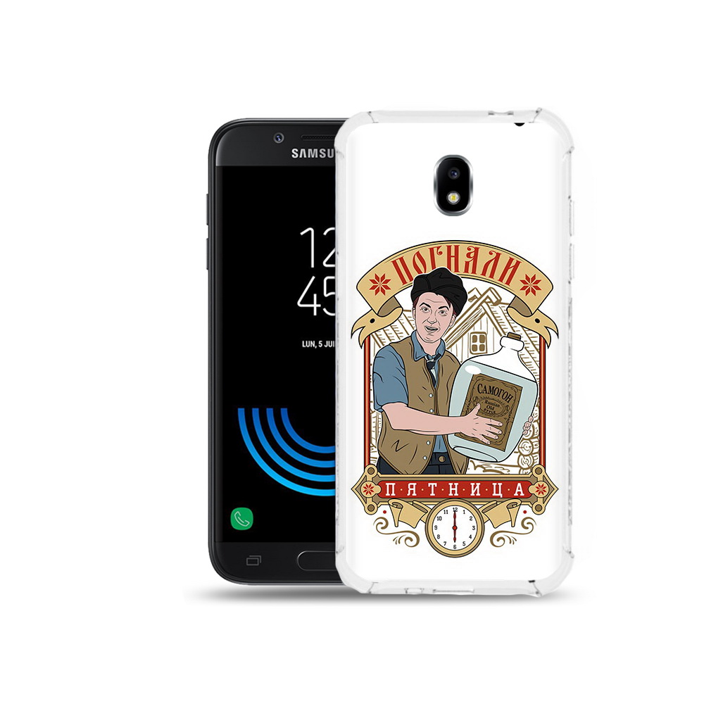 

Чехол MyPads Tocco для Samsung Galaxy J5 (2017) Погнали пятница, Прозрачный, Tocco