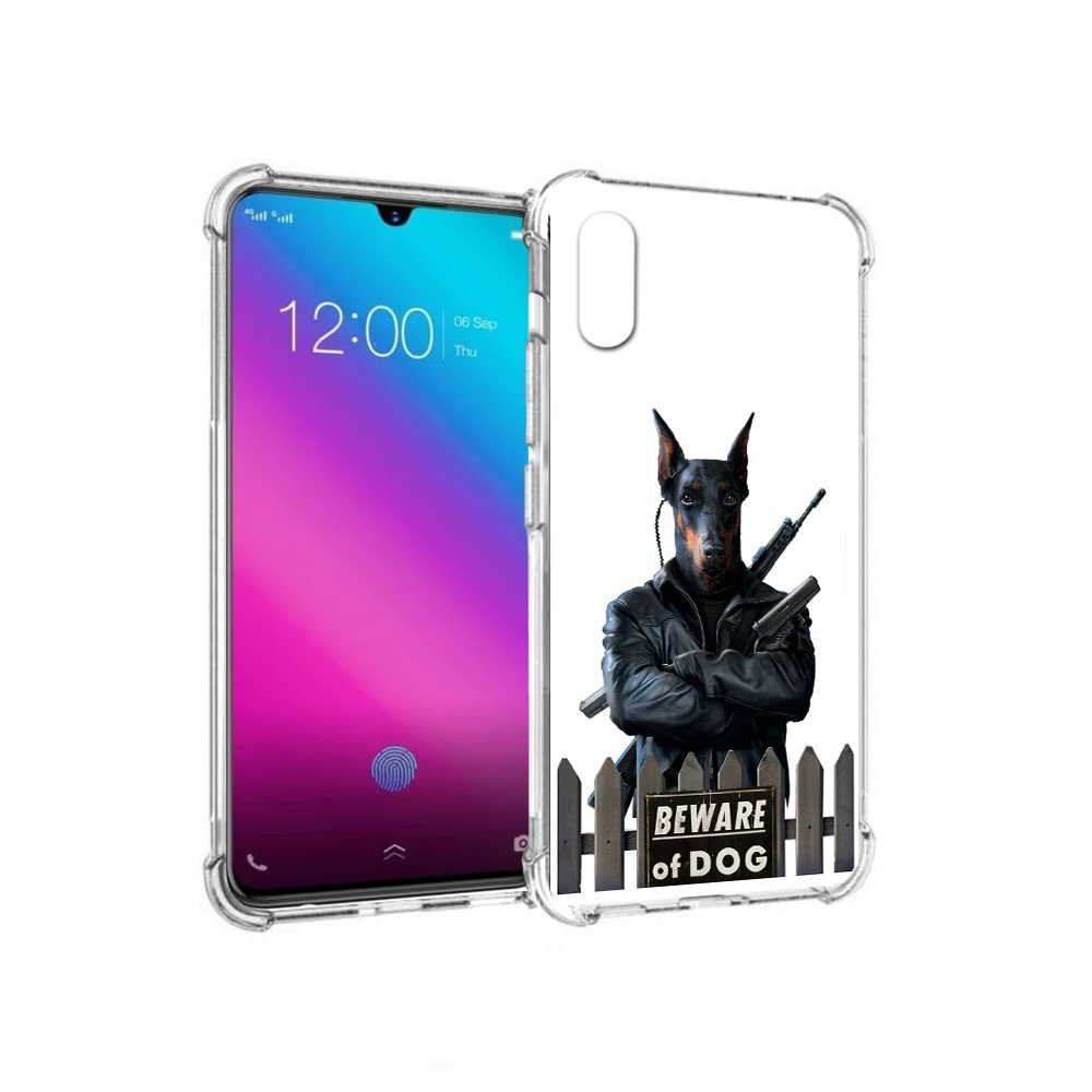 

Чехол MyPads Tocco для Vivo V11 доберман (PT117900.427.332), Прозрачный, Tocco