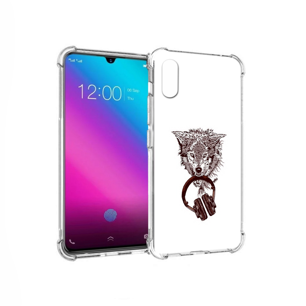 

Чехол MyPads Tocco для Vivo V11 дикий волк (PT117900.427.325), Прозрачный, Tocco