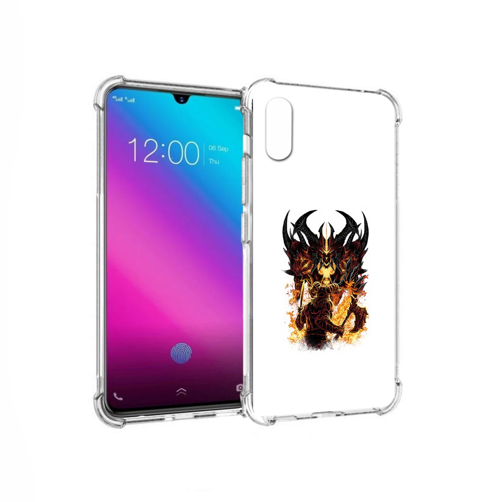 

Чехол MyPads Tocco для Vivo V11 демон shadow fiend (PT117900.427.318), Прозрачный, Tocco