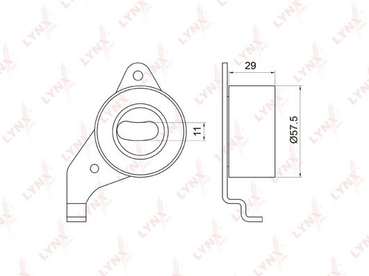

PB-1065_ролик натяжной ремня ГРМ! Toyota Carina/Camry/Avensis 1.8-2.2 90-98