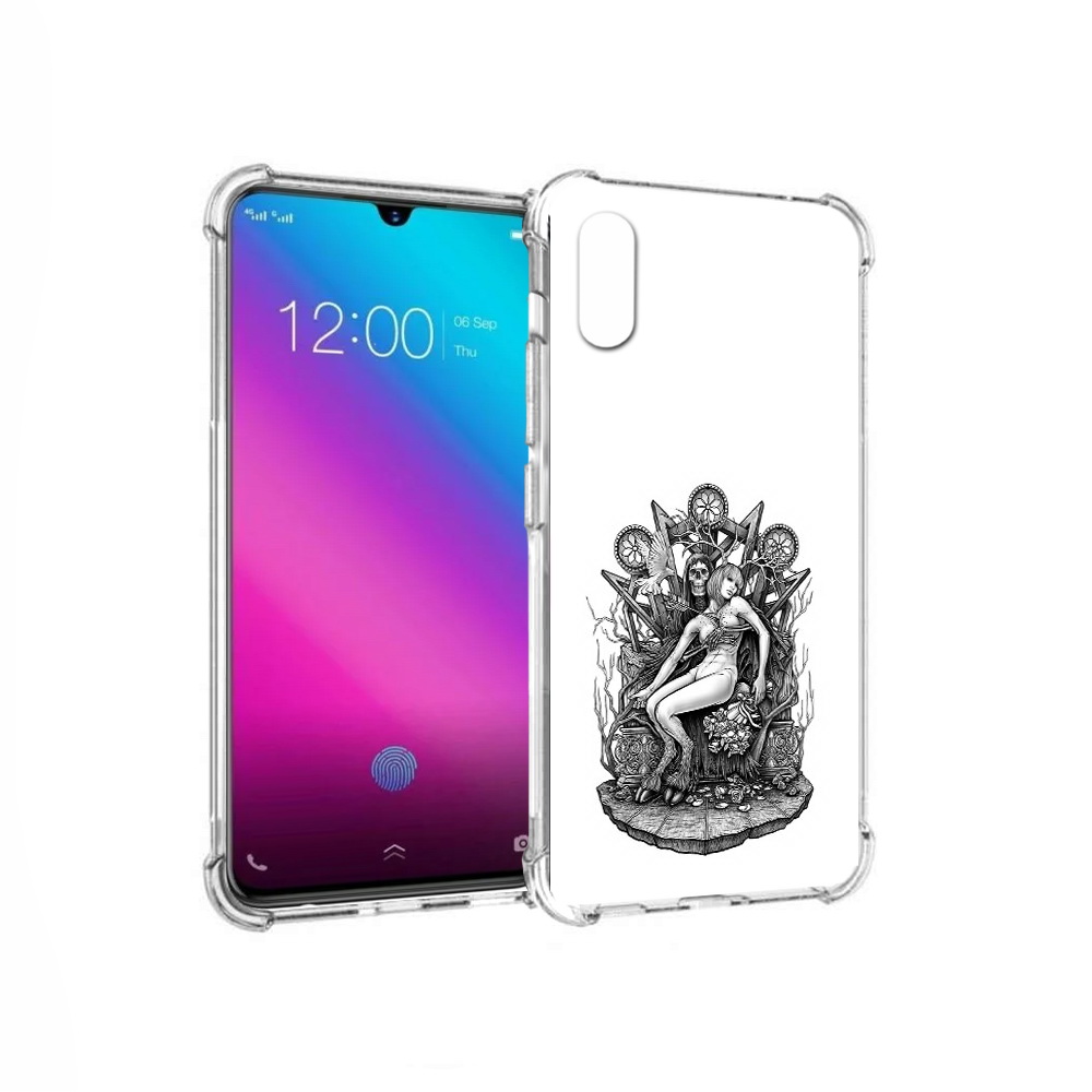 

Чехол MyPads Tocco для Vivo V11 девушка на троне (PT117900.427.309), Прозрачный, Tocco