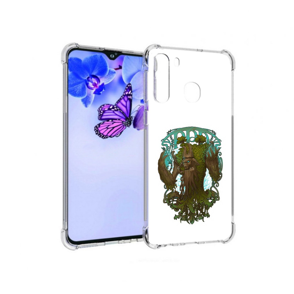 

Чехол MyPads Tocco для Samsung Galaxy A21 trent protector (PT226904.547.25), Прозрачный, Tocco