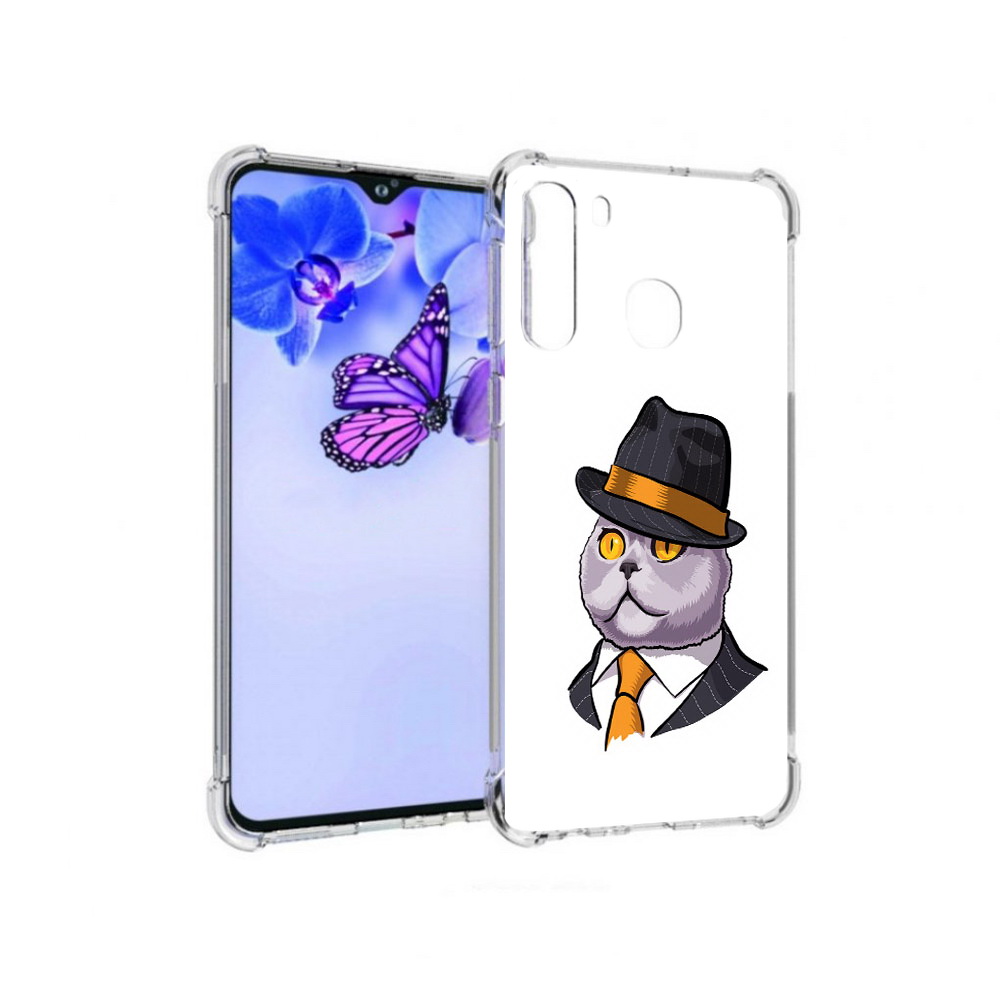 

Чехол MyPads Tocco для Samsung Galaxy A21 британец (PT226904.547.247), Прозрачный, Tocco