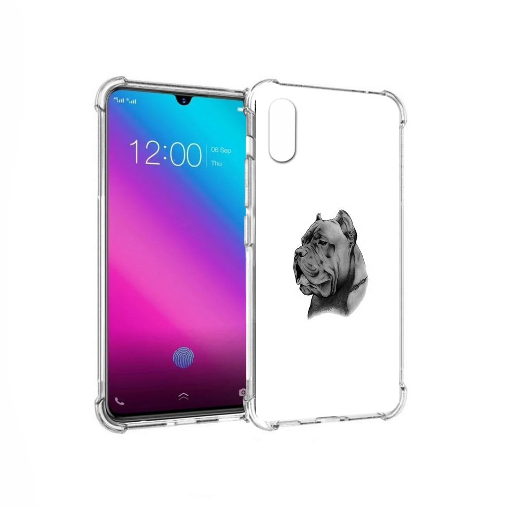 

Чехол MyPads Tocco для Vivo V11 грозный бульдог (PT117900.427.300), Прозрачный, Tocco