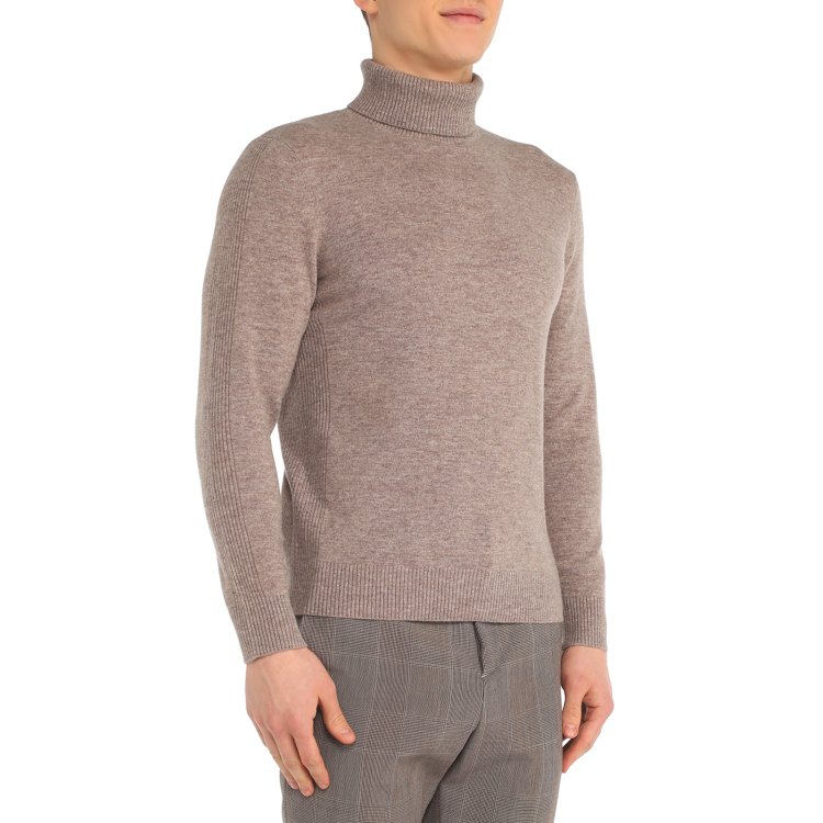 

Водолазка мужская Maison David YX07 коричневая 2XL, Коричневый, YX07