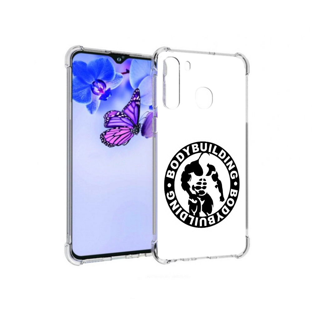 

Чехол MyPads Tocco для Samsung Galaxy A21 бодибилдинг (PT226904.547.240), Прозрачный, Tocco