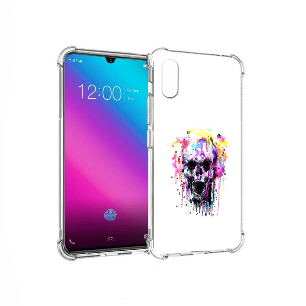 

Чехол MyPads Tocco для Vivo V11 граффити череп (PT117900.427.298), Прозрачный, Tocco