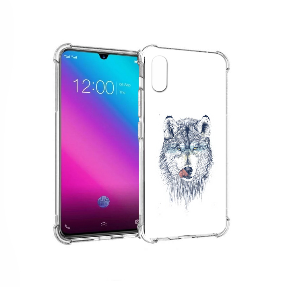 

Чехол MyPads Tocco для Vivo V11 голодгый волк (PT117900.427.292), Прозрачный, Tocco