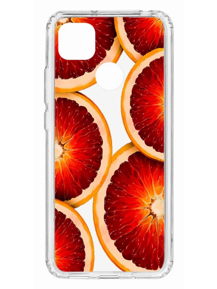 фото Чехол на xiaomi redmi 9c kruche print orange кruче