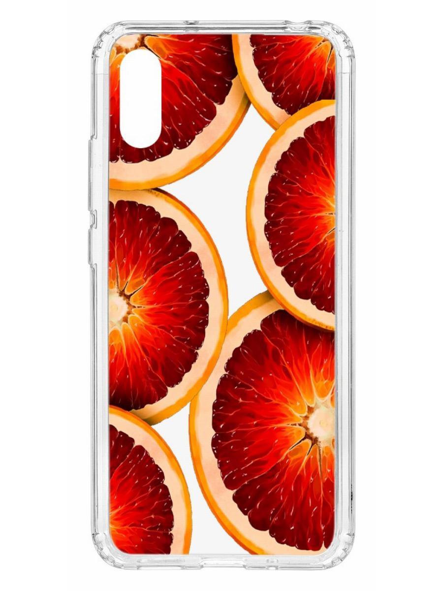 фото Чехол на xiaomi redmi 9a kruche print orange кruче