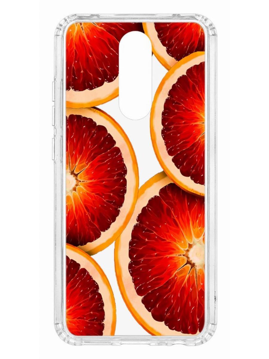 фото Чехол на xiaomi redmi 8 kruche print orange кruче