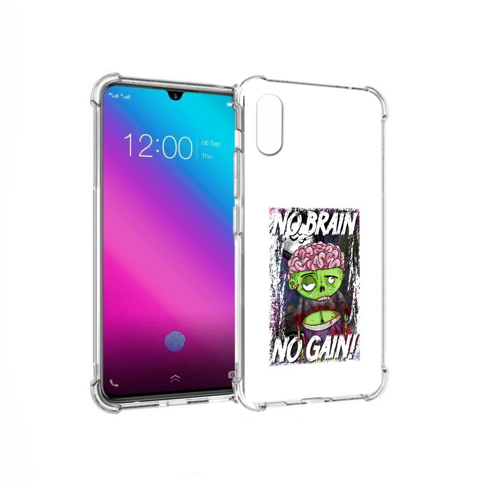 

Чехол MyPads Tocco для Vivo V11 глупый зомби (PT117900.427.289), Прозрачный, Tocco