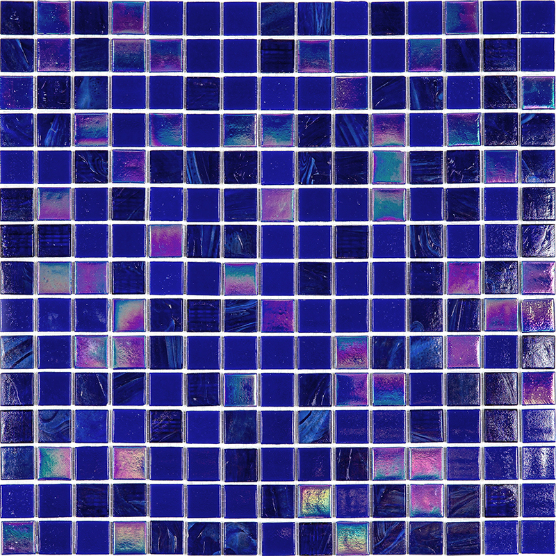 

Мозаичная плитка Alma Mix Indigo-m синий фиолетовый перламутр, Mix