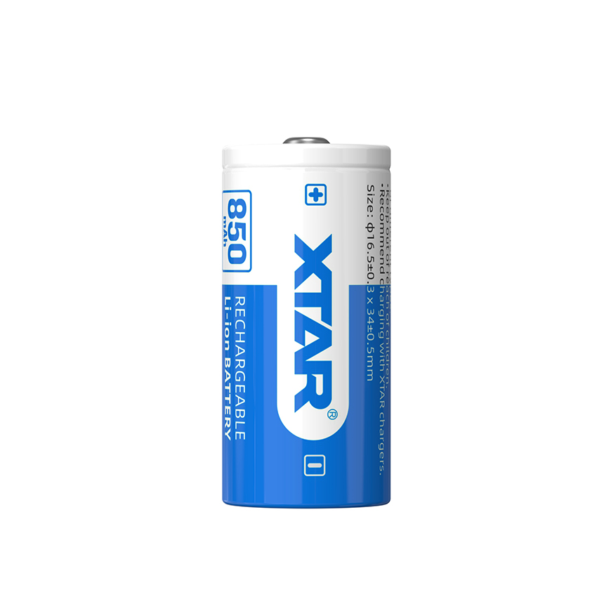 Аккумулятор Xtar 16340 3,7 В 850 mAh 1 шт, 302308