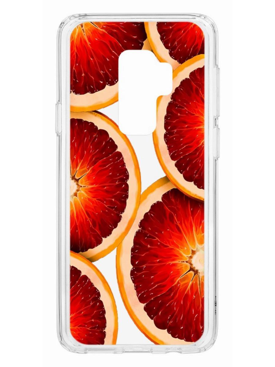 фото Чехол на samsung galaxy s9 plus kruche print orange кruче