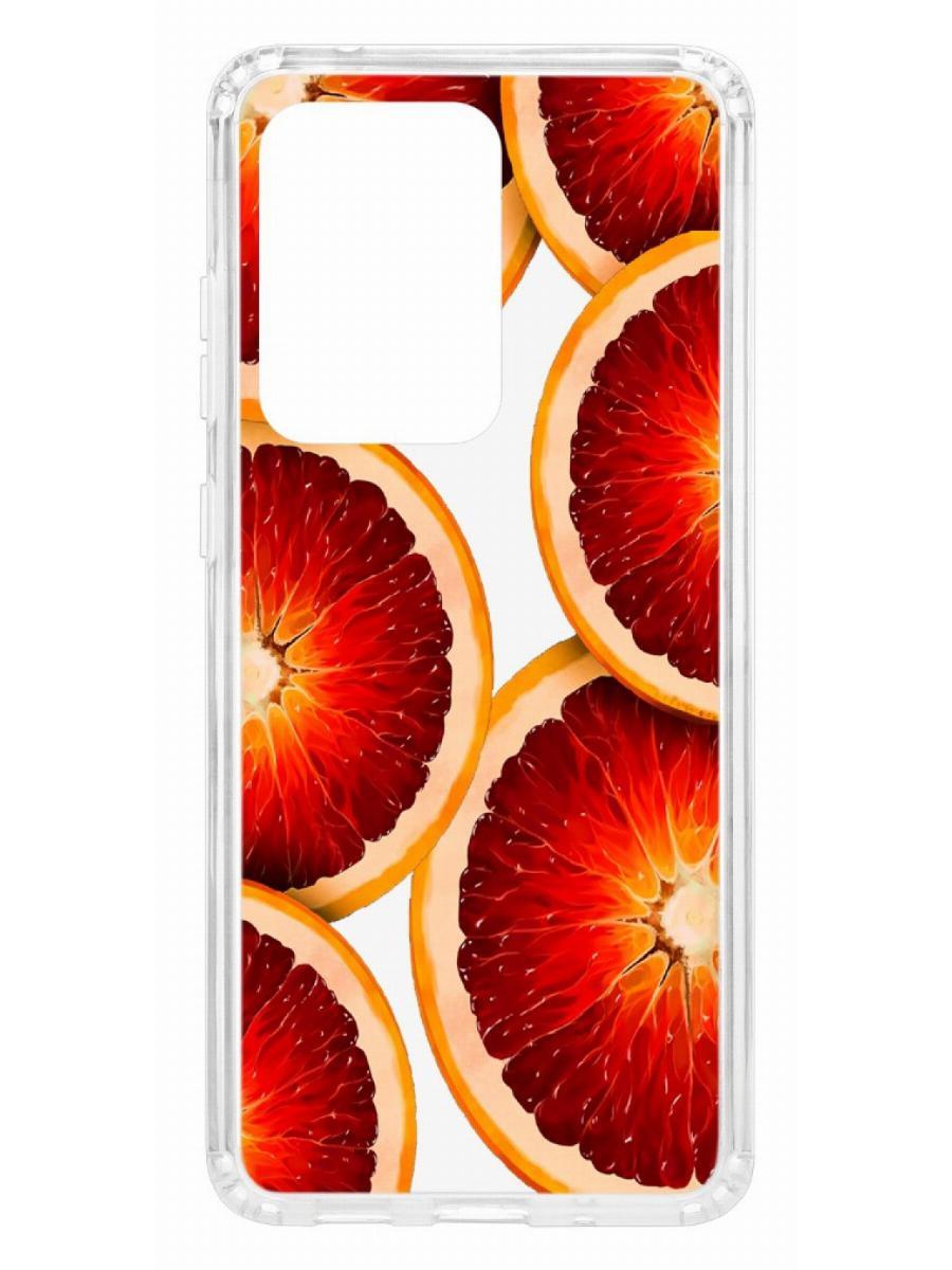 фото Чехол на samsung galaxy s20 ultra kruche print orange кruче