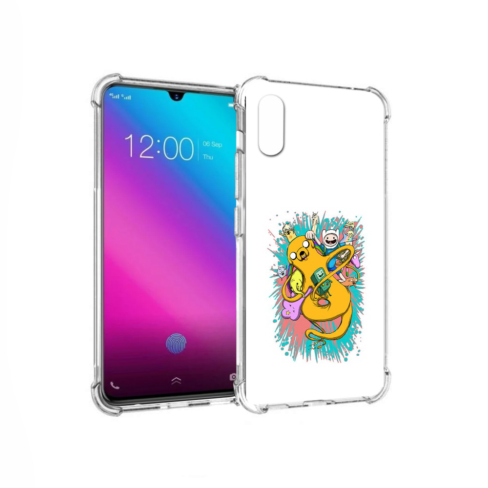 

Чехол MyPads Tocco для Vivo V11 время приключений рисунок (PT117900.427.276), Прозрачный, Tocco