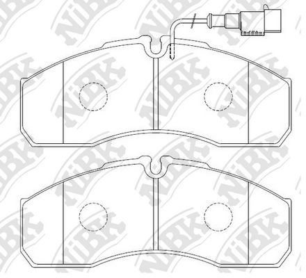 

Колодки дисковые п.+з. Renault Mascott 110.55/130.55/140.55/110.60 99> PN0072W-NIBK