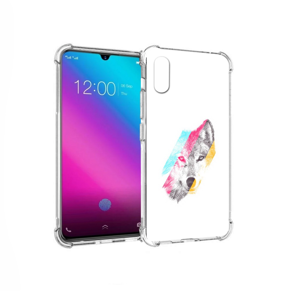 

Чехол MyPads Tocco для Vivo V11 волк градиент (PT117900.427.268), Прозрачный, Tocco