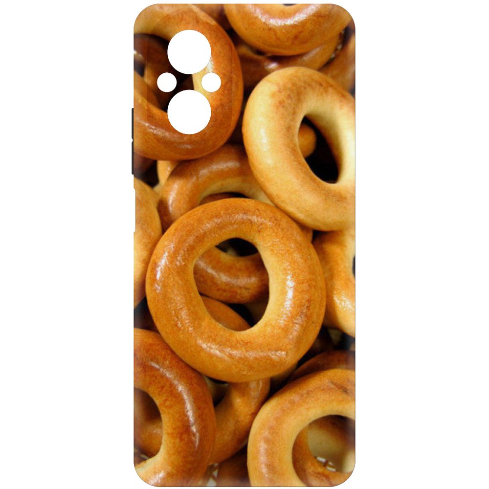 

Чехол-накладка Krutoff Soft Case Сушки для Realme C67 черный