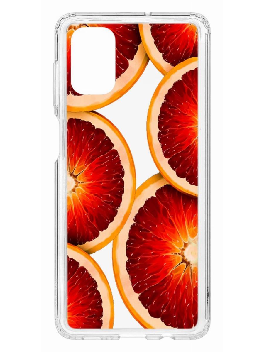 фото Чехол на samsung galaxy m51 kruche print orange кruче