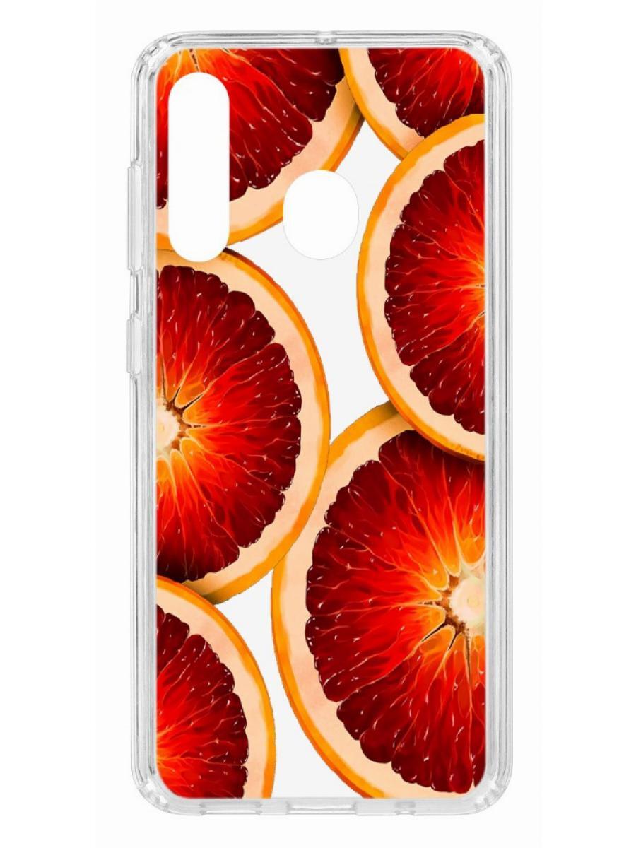 фото Чехол на samsung galaxy a60 2019 kruche print orange кruче