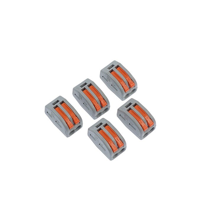 

Строительно-монтаж. клемма Luazon Lighting СК-412, 32А, 0.08-4 мм2, 2 отв., рычаж., 5 шт.