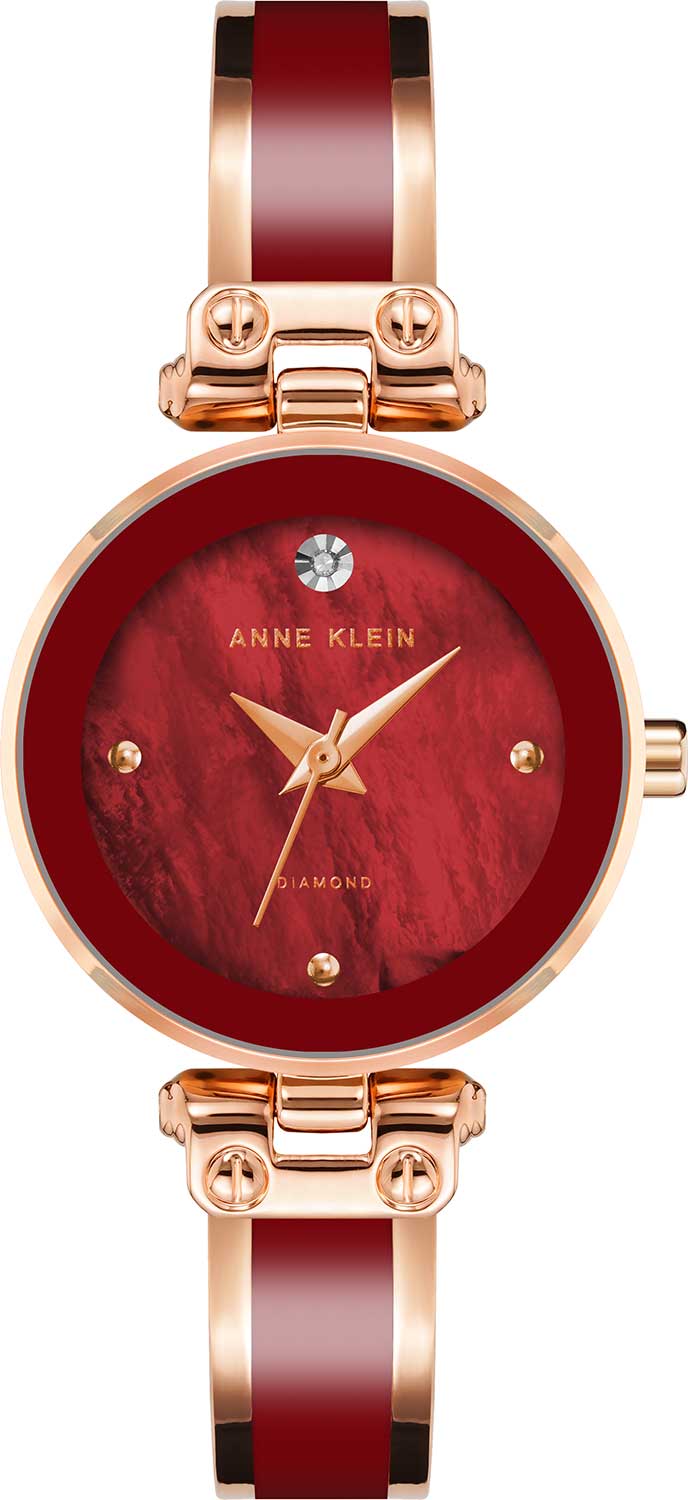 фото Наручные часы женские anne klein 1980byrg золотистые