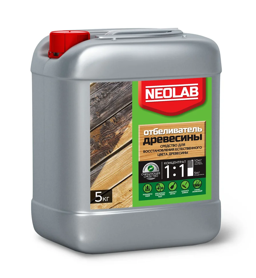 

Отбеливатель древесины NEOLAB концентрат 1:1,5 кг