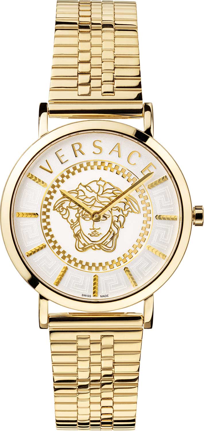 фото Наручные часы женские versace vek401021 золотистые