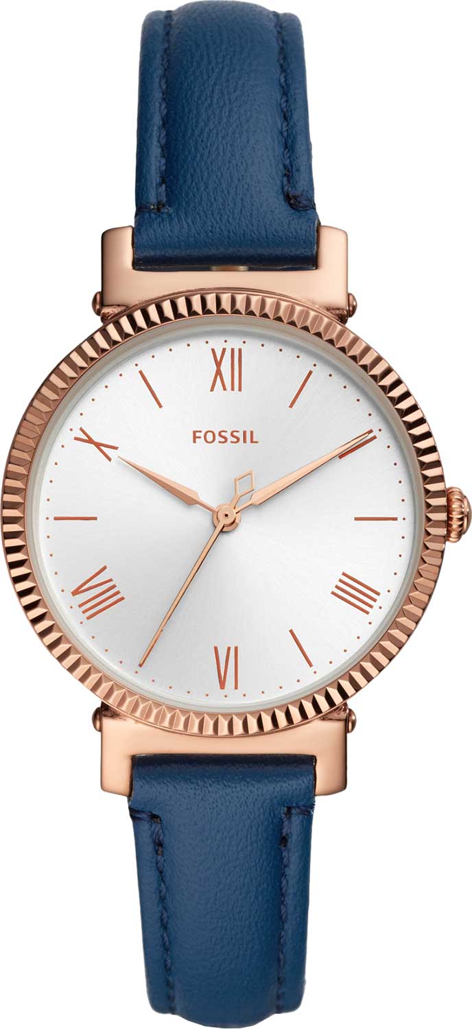 

Наручные часы женские Fossil ES4862 синие, ES4862