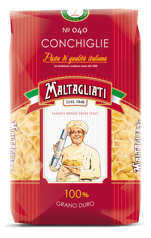 

Макаронные изделия Maltagliati Conchiglie №40 450 г