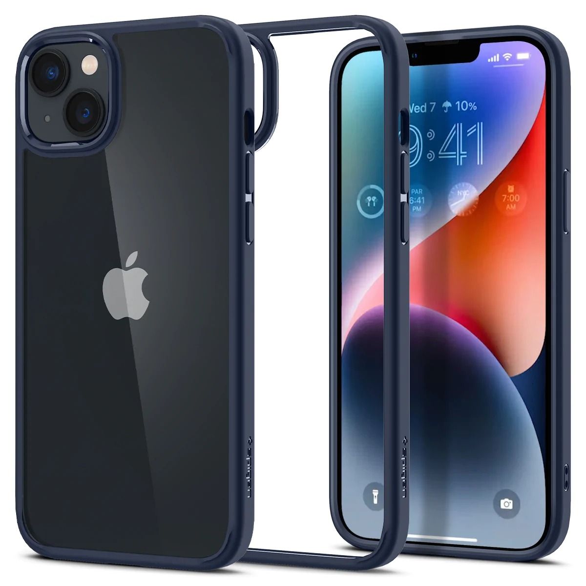 

Чехол Spigen для iPhone 14 Plus - Ultra Hybrid - Синий - ACS04899, Ultra Hybrid