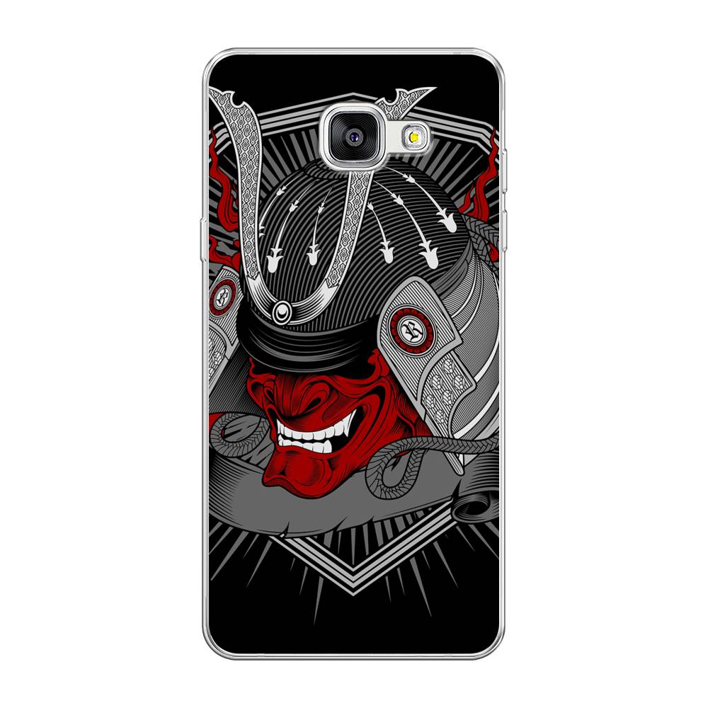 

Чехол на Samsung Galaxy A5 2016 "Красная маска самурая", Белый;красный;черный, 20550-4