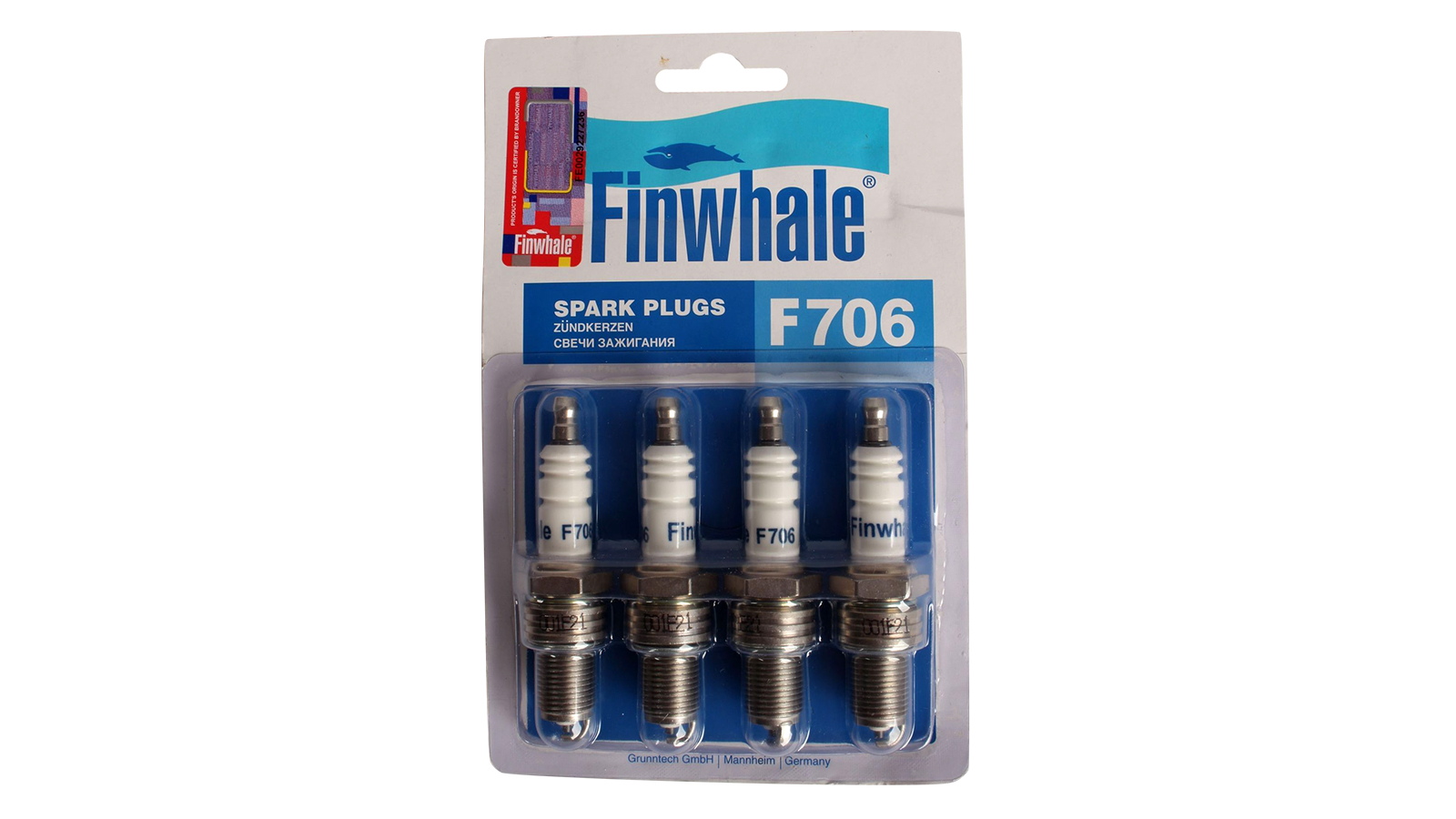Свеча зажигания Finwhale F706