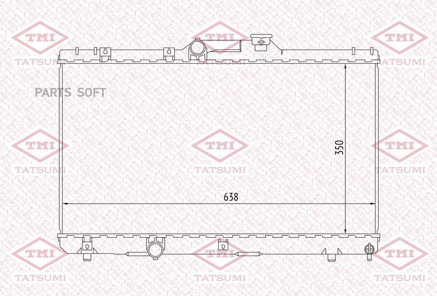 Радиатор Охлаждения Tatsumi tga1037