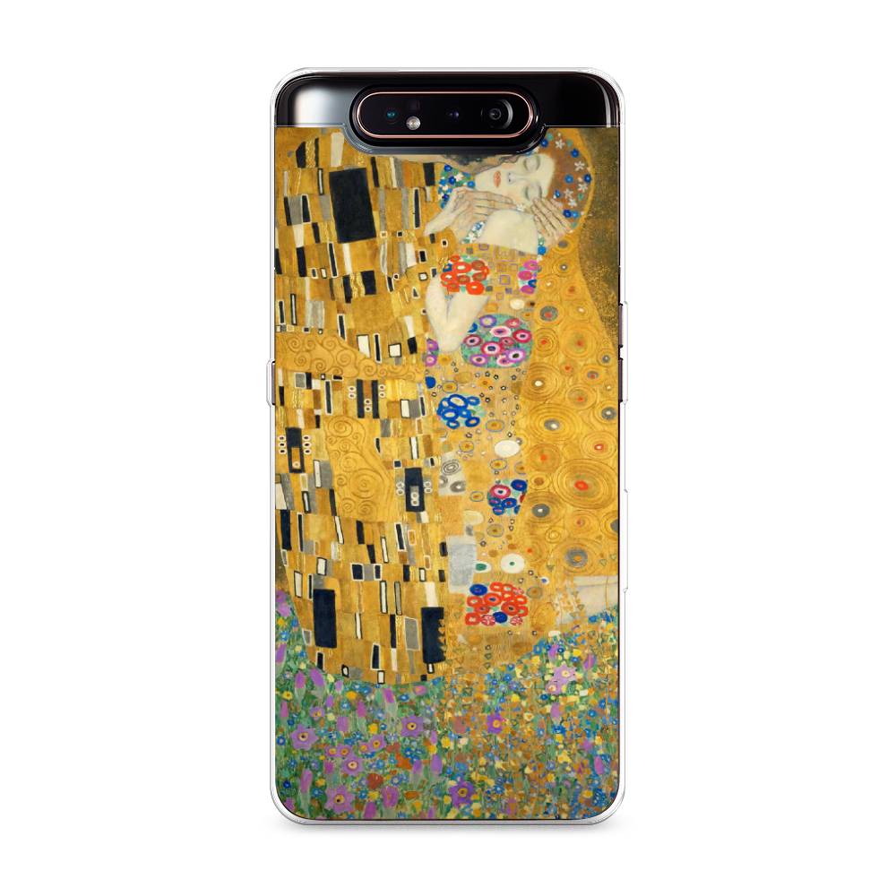

Чехол Awog на Samsung Galaxy A80 "Поцелуй Гюстава Климта", Разноцветный, 28350-9