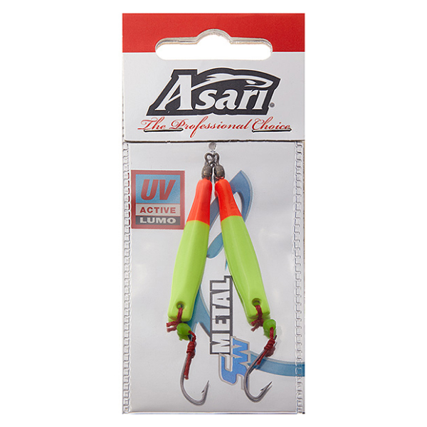 

Приманка Asari Mino Lite #12гр 57 Orange Head, Оранжевый;желтый;розовый, Mino Lite