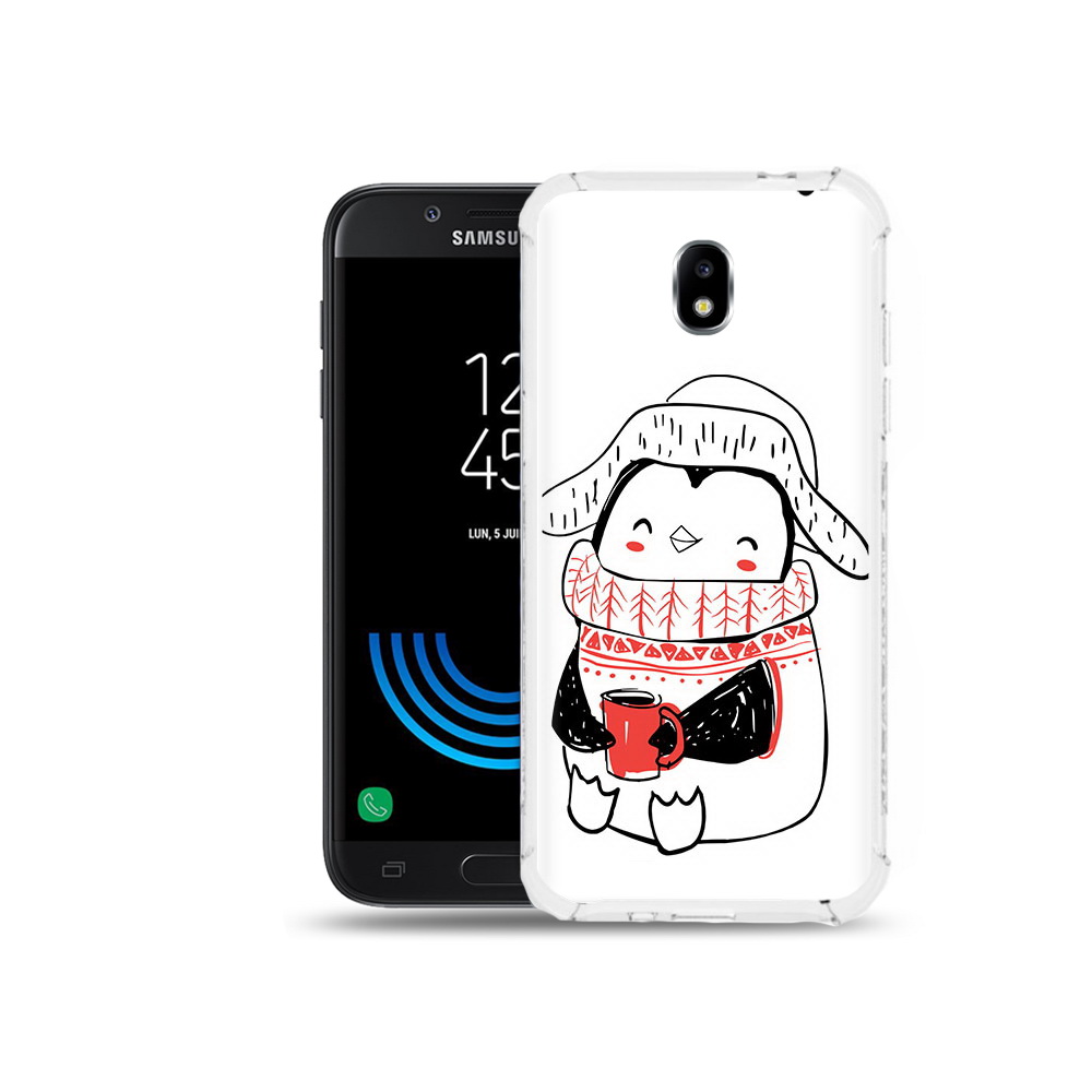 

Чехол MyPads Tocco для Samsung Galaxy J5 (2017) Милый пингвин, Прозрачный, Tocco