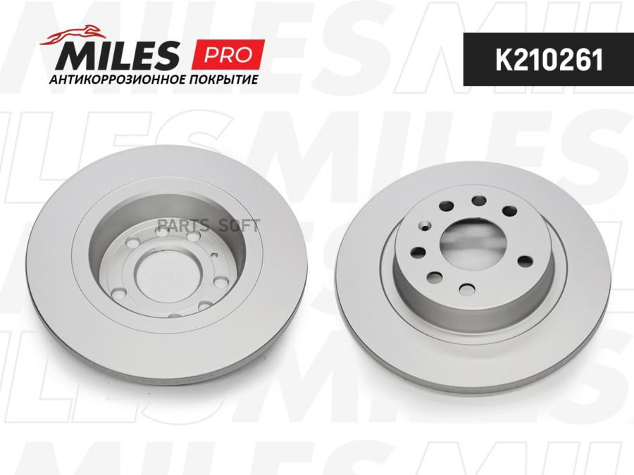 

MILES Диск тормозной OPEL VECTRA C 02-/SAAB 9-3 02- задний с покрытием 1шт