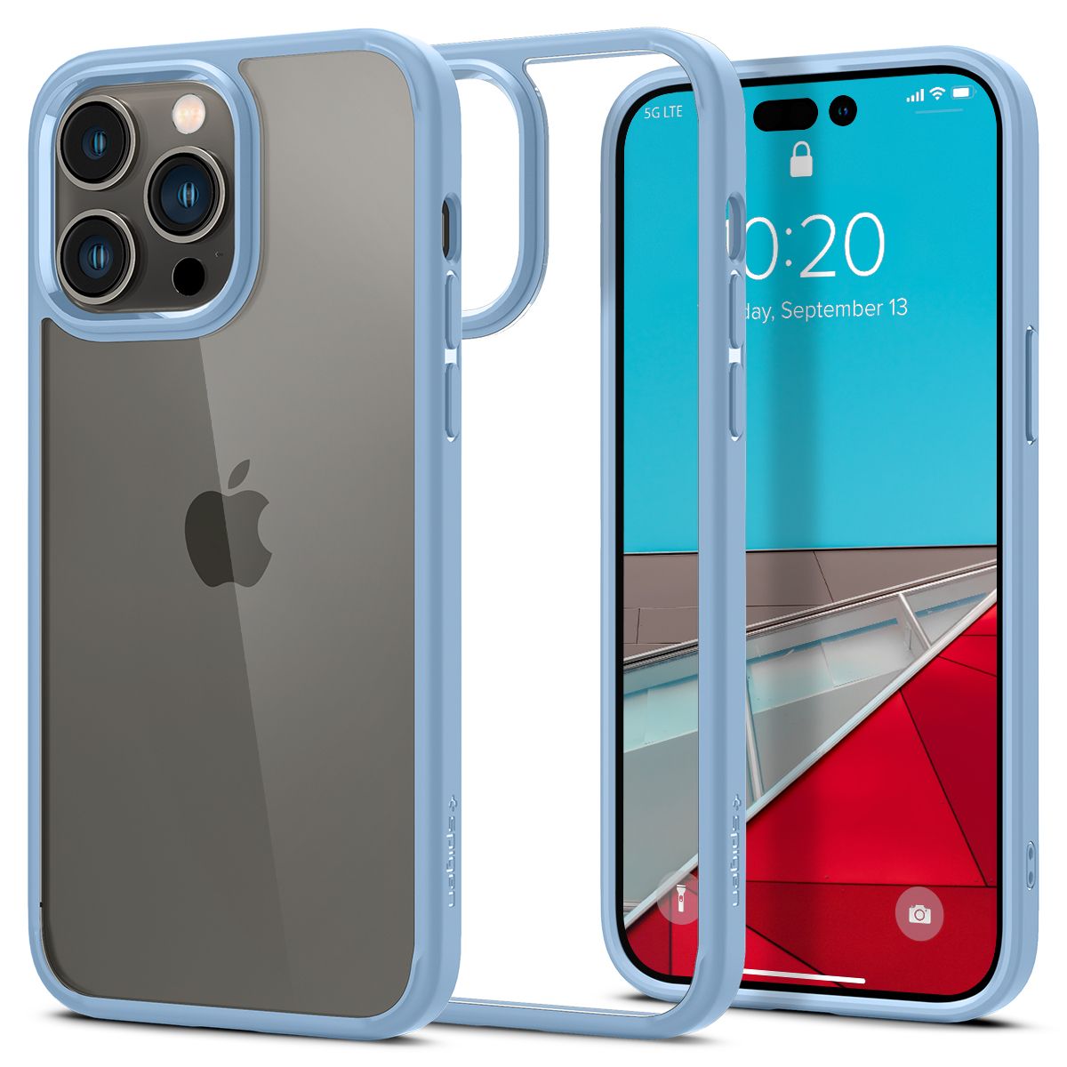 

Чехол Spigen для iPhone 14 Pro - Crystal Hybrid - Голубой - ACS04667, Crystal Hybrid