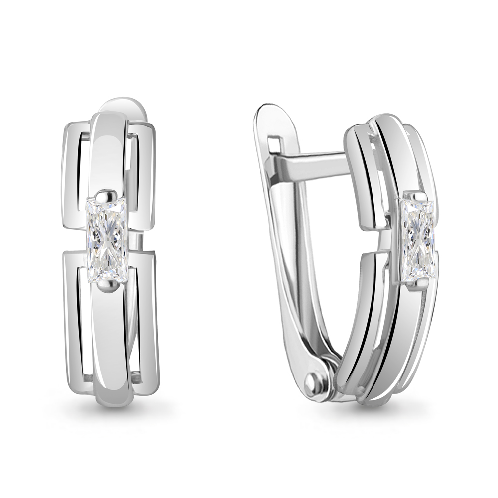 

Серьги из серебра с фианитом Aquamarine Aquamarine 49138_925_р, 49138_925_р