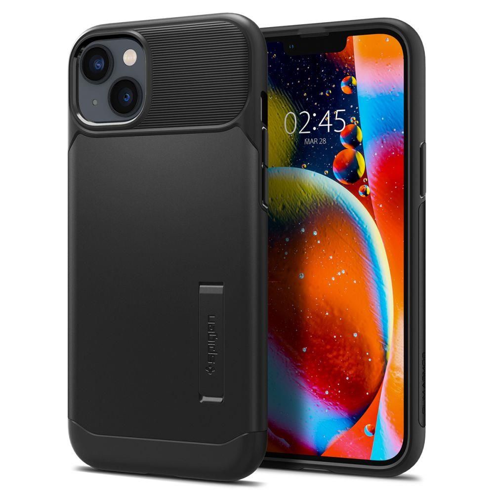 

Чехол Spigen для iPhone 14 Plus - Slim Armor - Черный - ACS04657, Slim Armor