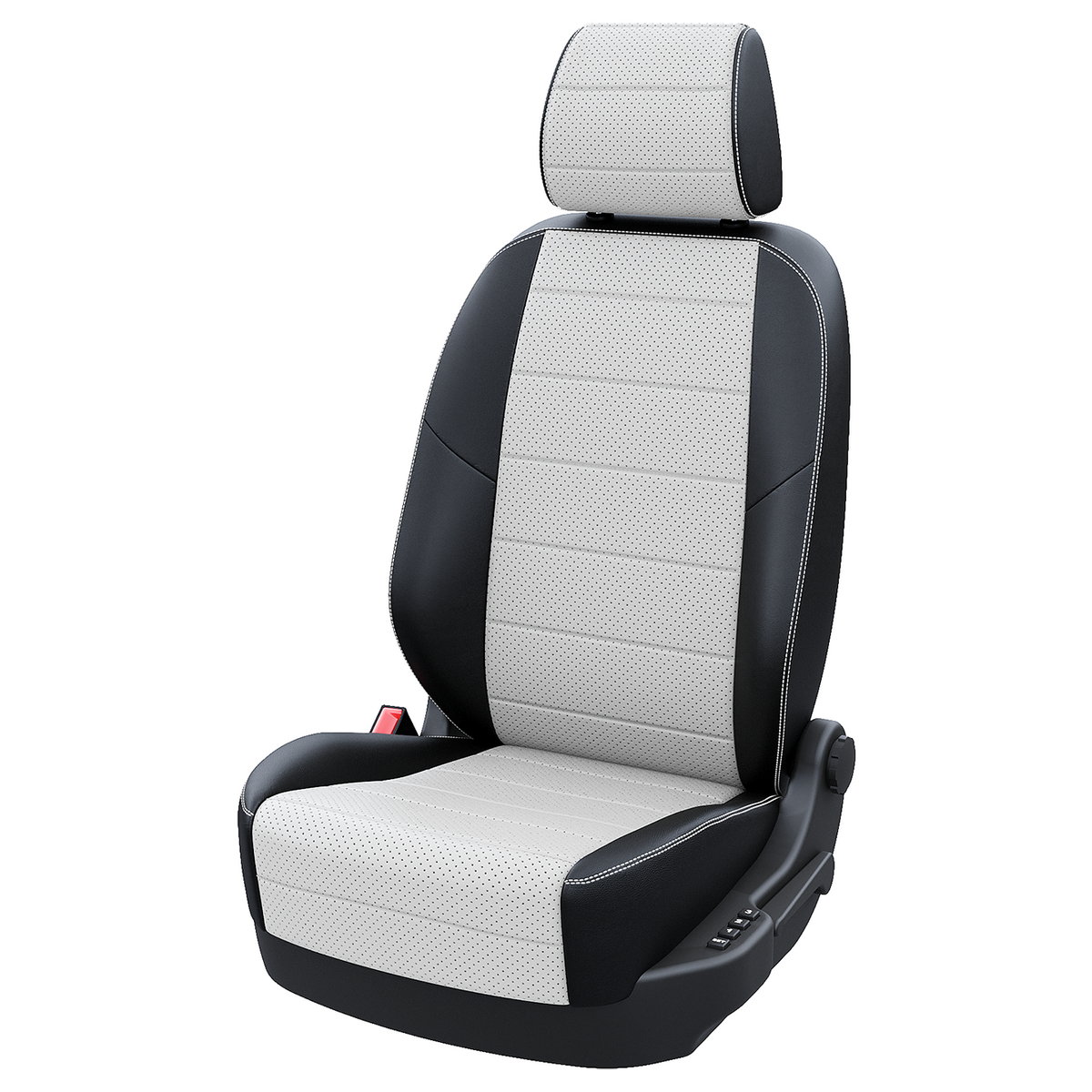 

Чехлы на сиденья Автодруг для KIA Sportage 5 2021-2024 A1122DS2064 Экокожа Черный Белый, Белый;черный, A1122