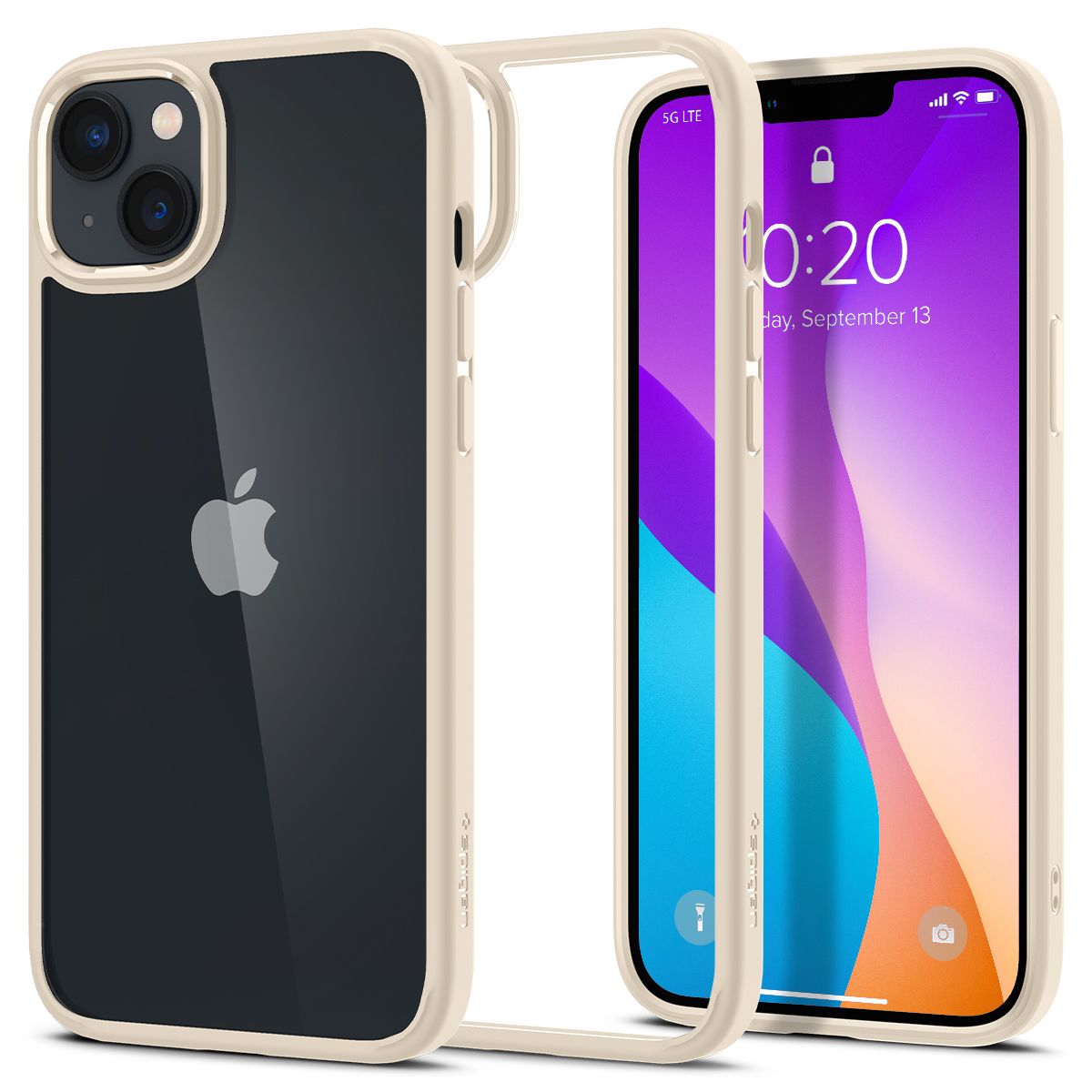 

Чехол Spigen для iPhone 14 Plus - Crystal Hybrid - Бежевый - ACS04654, Crystal Hybrid