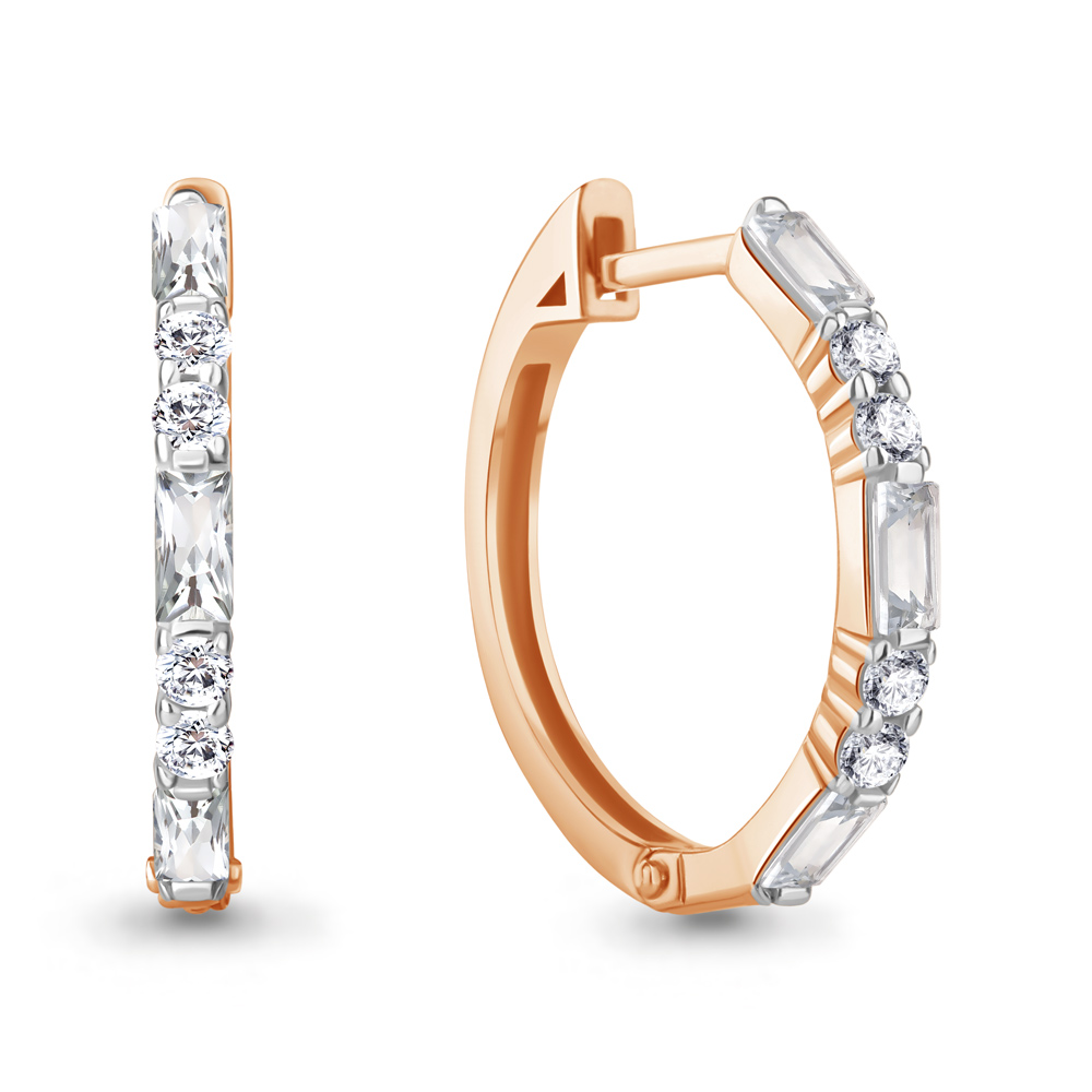 

Серьги из серебра с фианитом Aquamarine Aquamarine 49133А_925_з, 49133А_925_з